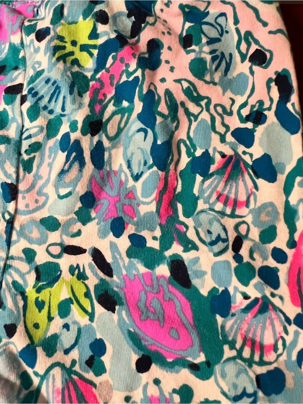 Lilly Pulitzer Dive Bar long pajamas girls size 4
